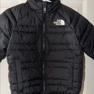 The North Face Kids Charcoal Puffer Jacket